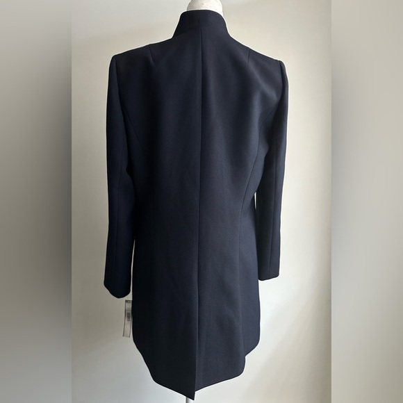 TAHARI Navy Long Fit Stretch Professional Blazer Jacket NWT Women’s Size 8 - Picture 3 of 9